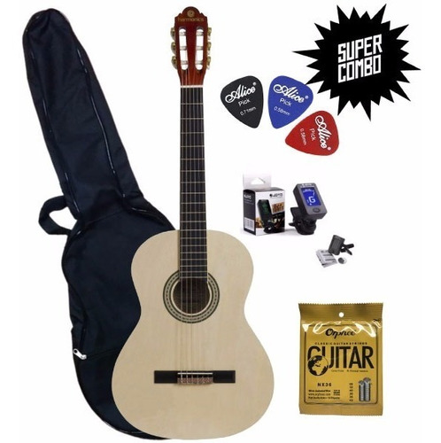 Kit Violão Estudante Nylon Gna-111nt Harmonics Superpromoção