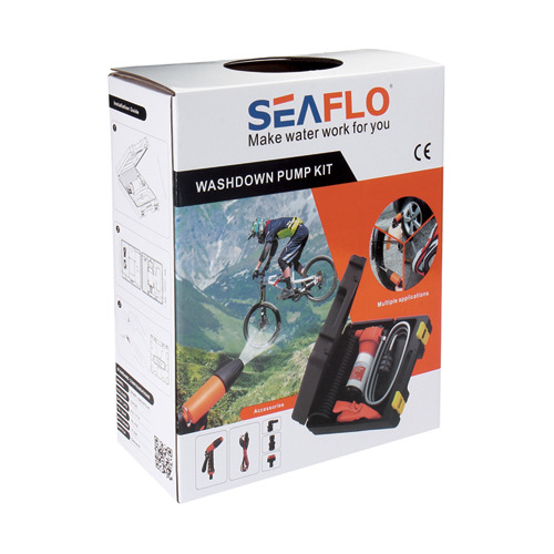 Kit De Lavagem C/ Bomba 4.5 Gpm 17 L/min 70psi 12v + Maleta