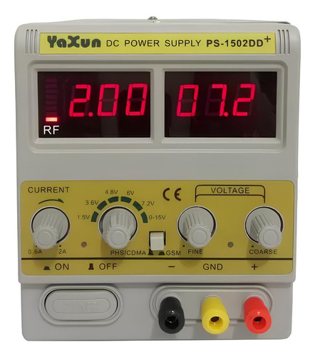 Fonte Variável Com Rf Para Celular Yaxun 1502dd+ 15v 2a 220v