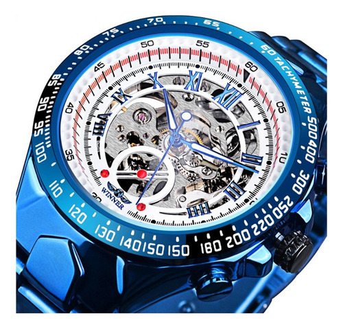 M Winner 8067 Reloj Mecánico Esqueleto De Moda