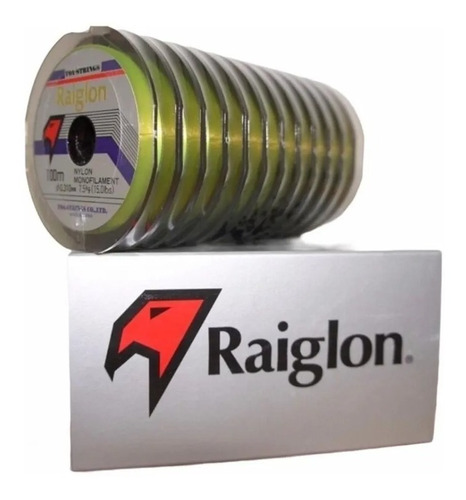 Nylon Tanza De Pesca Raiglon 0,52mm Japones X 100mts 20 Kg