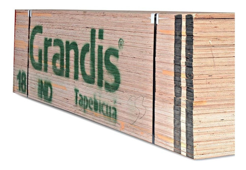 Placa Terciado Eucaliptus Grandis 18 Mm 4-4 -  Dos Caras Ind