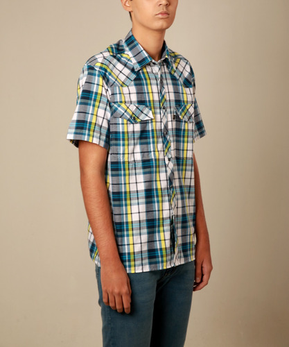 Camisa Country Moderna Manga Corta Ref. Cc15-25