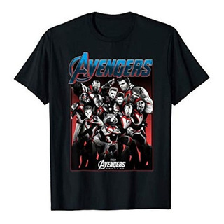 Camiseta Grafica Marvel Avengers Endgame Main Cast Group Sh 