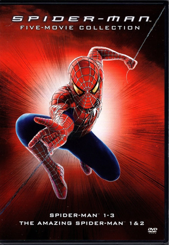 El Hombre Araña Spider-man Coleccion 5 Peliculas Boxset Dvd