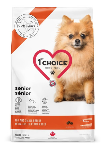 Imagen 1 de 1 de Alimento 1st Choice Dog Senior Razas Pequeñas Pollo 2kg