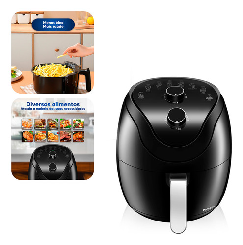 Lumi Purelife Fritadeira De Ar 6004 cor preto 220V