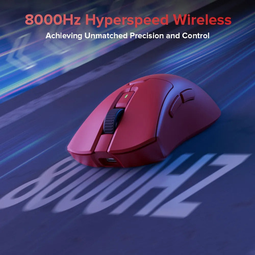 Ratón Para Juegos Delux M900pro 8k, Base De Carga Rgb, Mano