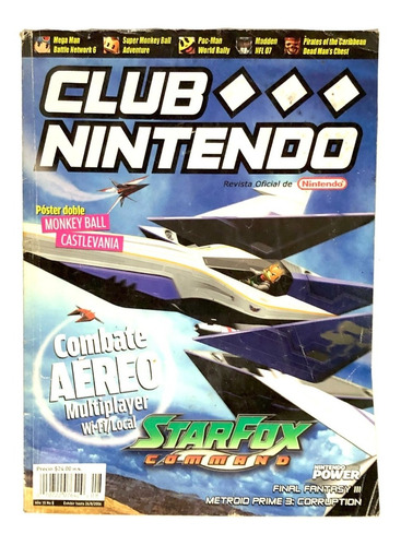 Revista Club Nintendo Año 15 #8 Número Agosto 2006
