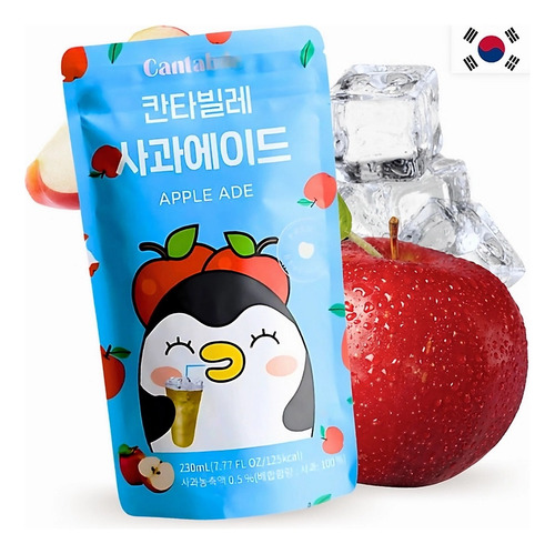 Bebida Coreana Sabor Manzana Cantabile 230 Ml