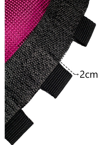 Lona Jump De 32 Molas Profissional Reforçada Varias Cores Cor Rosa