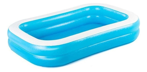 Alberca Piscina Inflable Rectangular 2.62 X 1.75 X .51 M Color Azul