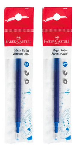 Repuesto Roller Boligrafo Friccion Faber Castell Borrable X2