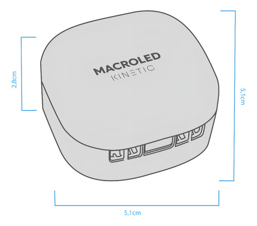 Controladora Kinetic Rf Smart Wifi Ac90-250v