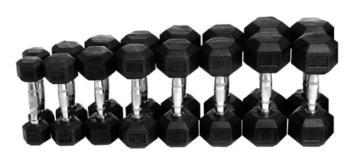 Dumbell Injetado Par De 12 A 20 Kg + Kit De Halter Injetado