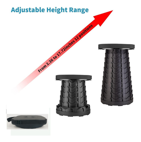Boreeman Taburete Plegable De Forma Cuadrada Taburete Plegab