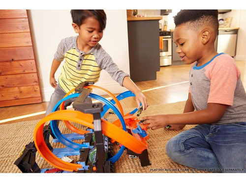 Juego De Pista De Autos Hot Wheels Choque En Espiral 1:64