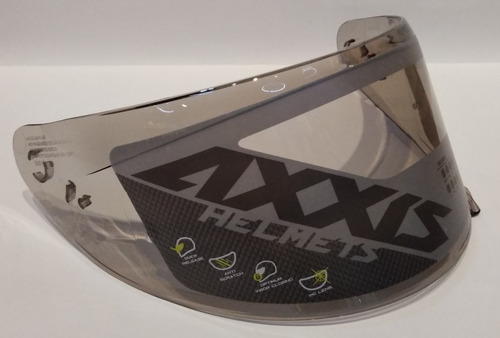 Visor Axxis Draken Transparente Espejado O Fume Moto Delta