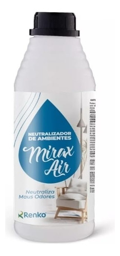 Mirax Air Neutralizador De Odor 1 Litro Renko - Ar E Tecidos