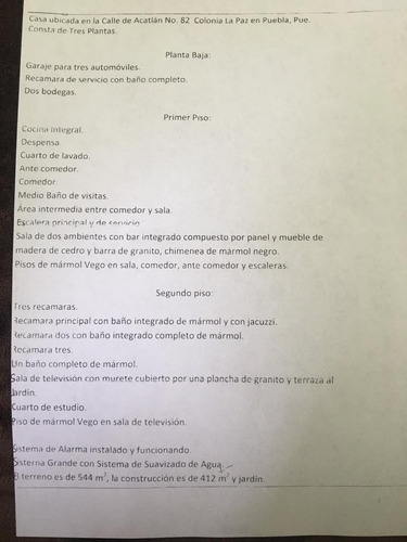 Imagen 5 de 14 de Casa En Renta, Col La Paz, Calle Acatlán