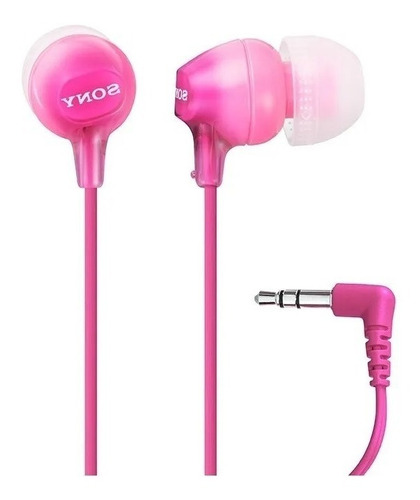 Sony Audifono Estereo Color Rosa Modelo Mdr-ex15lp