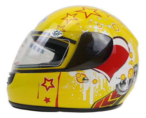 Casco Infantil Star Pattern Para Motocicletas Go-karts