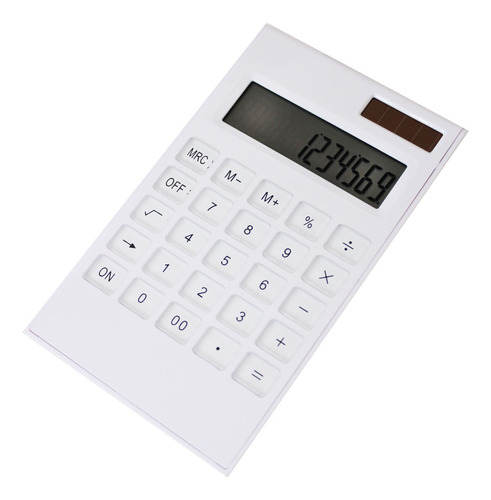 3 Pz Calculadoras Escolar 18 Cm Escritorio Pantalla Grande Color Blanco