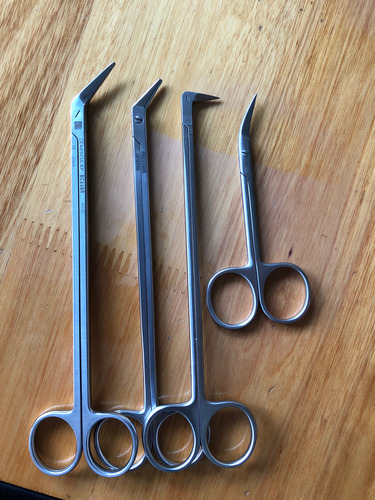 Neurocirugía Tijeras Aesculap-jarit Set X4 (Usado)