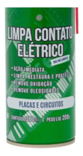 Limpador De Contatos Elétricos Não Inflamável 300ml Ultralub