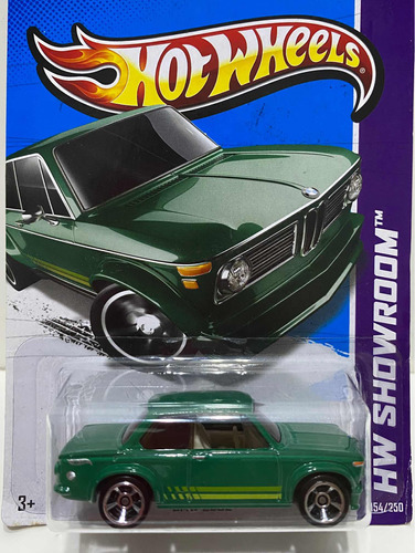 Hot Wheels Bmw 2002 1:64 Verde