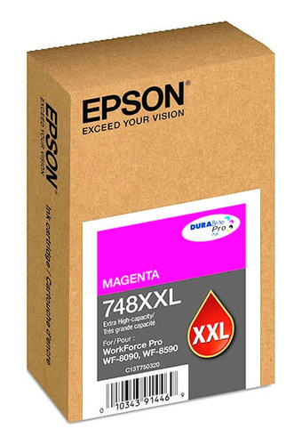 Cartucho De Tinta Epson T748xxl Magenta 69ml