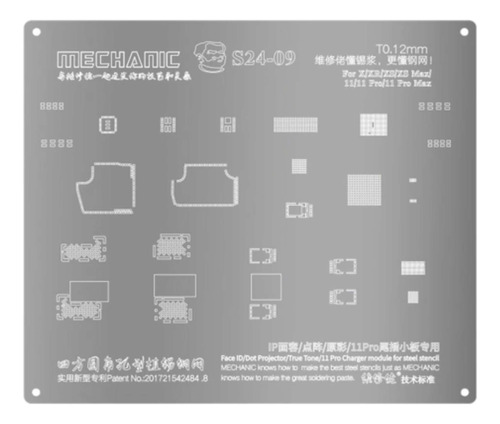 Stencil Para Reballing Mc-s24-09 Mechanic