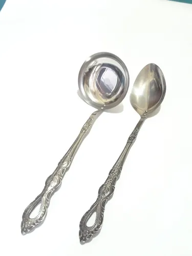Cuchara Y Cucharon En Metal (Usado)