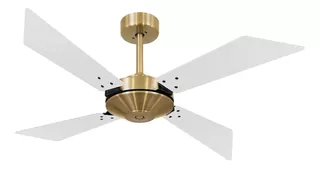 Ventilador De Teto 4 Pás Volare Dourado Tech New Ch