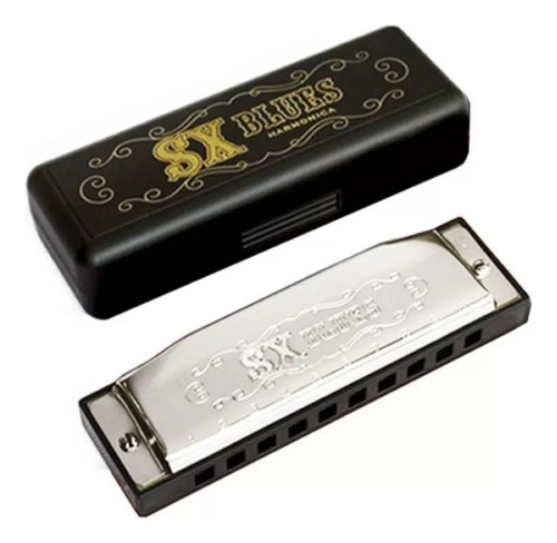 Armónica Sx C Plateado