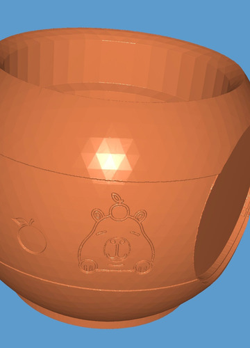 Archivo Stl Mate Capibara Envío Al Instante - Impresion 3d