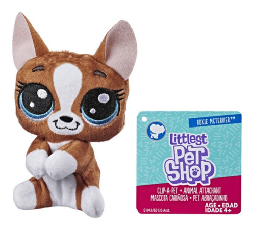 Peluche Roxie Mcterrier Littlest Pet Shop Mascota Cariñosa