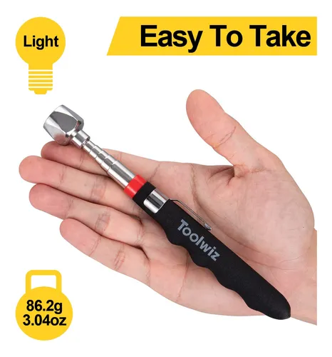 Toolwiz Telescopic Magnetic Pick Up Tool (16lb), Extendable.