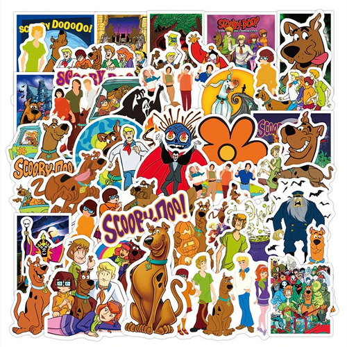 Stickers Scooby Doo - Pegatinas - 50 Unidades 