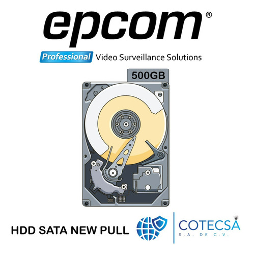 Kit Video Vigilancia Epcom 2 Cámaras 5mp Audio Baluns 500gb