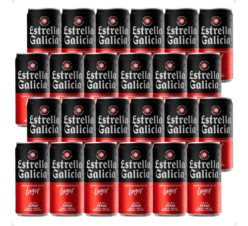 Cerveza Estrella Galicia Lata 269ml X 24 Oferta - Otec