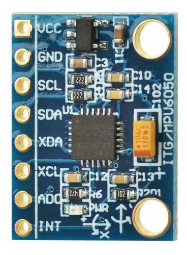 Acelerômetro E Giroscópio 3 Eixos Mpu-6050 Gy-521 Arduino
