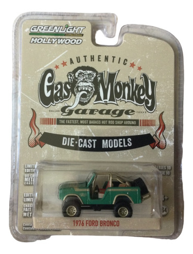 Greenlight Hollywood S10 Gas Monkey 1976 Ford Bronco