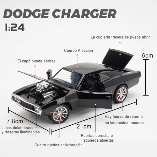 Autos A Escala Rapido Y Furioso Autos Coleccion Dodge 1:24