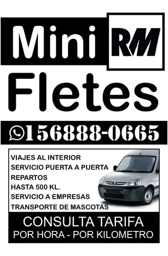 Fletes ,minifletes Y Motomensajeria Zona Oeste