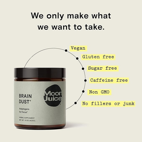 Moon Juice Brain Dust Herbal Supplement 42.5 G Sabor Fruit Punch