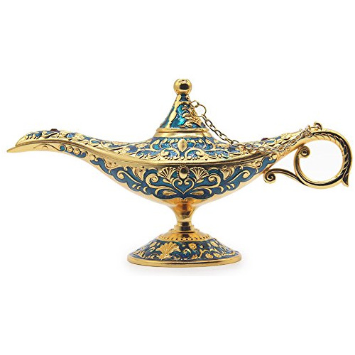 Clásico Vintage Aladdin Magic Genie Costume Lamp Home ...