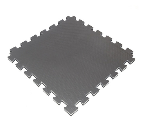 Tatame Tapete Eva 100x100x3cm 30 Mm Bicolor Preto/cinza
