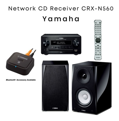 Equipo Yamaha Crx-n560 Networker Cd Receiver + Subwoofer +bt