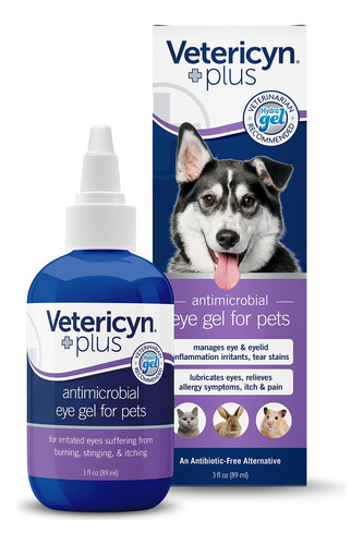 Vetericyn Plus Pet Eye Gel. Uso Para Abrasiones E Irritacion